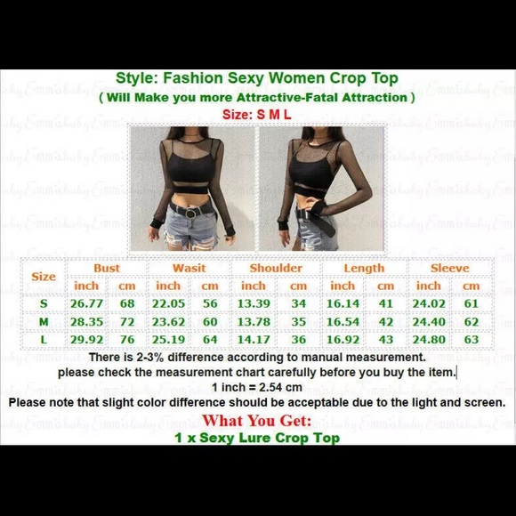 Super Sexy Lure Crop Top - Picture 6 of 6